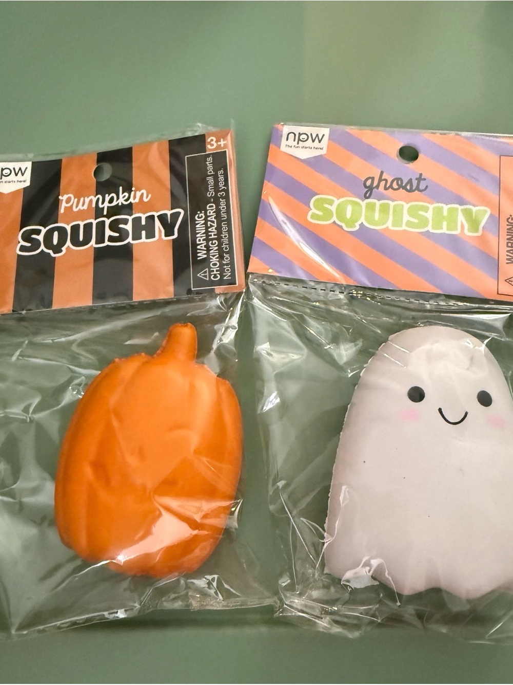 NPW Pumpkin Squishy Stress Toy - Orange